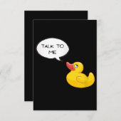 Debuggen von Gummischaufeln Begleitkarte (Vorne/Hinten)