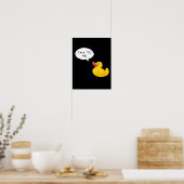 Debuggen von Gummischaufeln Poster (Küche)