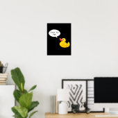 Debuggen von Gummischaufeln Poster (Heimbüro)