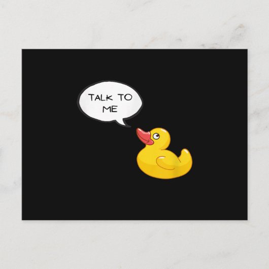 Debuggen von Gummischaufeln Postkarte (Vorderseite)