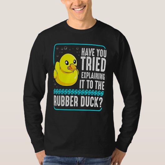 Debuggen von Webcoder-Programmierern für Rubber-Du T-Shirt (Vorderseite)