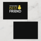 Debugger-Programmierer für Rubber Duck bester Freu Begleitkarte (Vorne/Hinten)