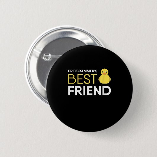 Debugger-Programmierer für Rubber Duck bester Freu Button (Vorne & Hinten)