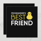 Debugger-Programmierer für Rubber Duck bester Freu Einladung (Vorne/Hinten)