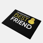 Debugger-Programmierer für Rubber Duck bester Freu Fußmatte (Schrägansicht)