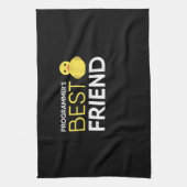 Debugger-Programmierer für Rubber Duck bester Freu Geschirrtuch (Vertikal)
