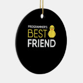 Debugger-Programmierer für Rubber Duck bester Freu Keramik Ornament (Rechts)