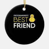Debugger-Programmierer für Rubber Duck bester Freu Keramik Ornament (Vorne)
