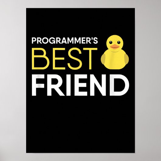 Debugger-Programmierer für Rubber Duck bester Freu Poster (Vorne)