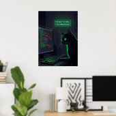 Debugging Cat Programmer - "I'm Not Stuck" Poster (Heimbüro)