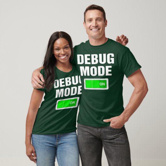 Debugmodus beim Debuggen von Nerds-Codierungsprogr T-Shirt (Unisex)