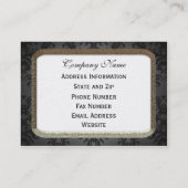 Debusschère elegantes berufliches visitenkarte (Rückseite)