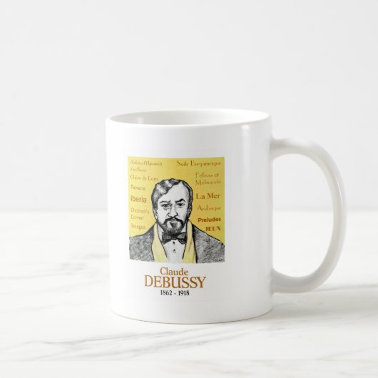 Debussy Kaffeetasse (Rechts)