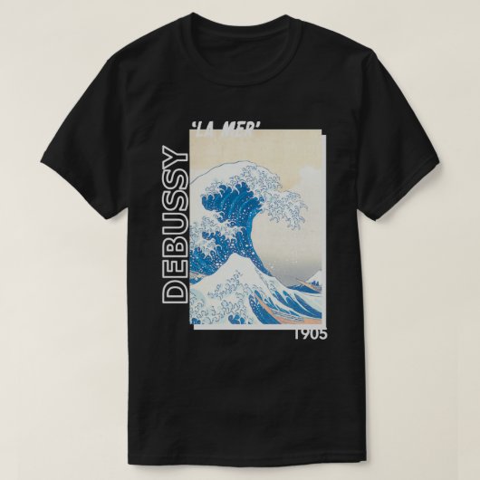 Debussy la mer 1905 T-Shirt (Design vorne)