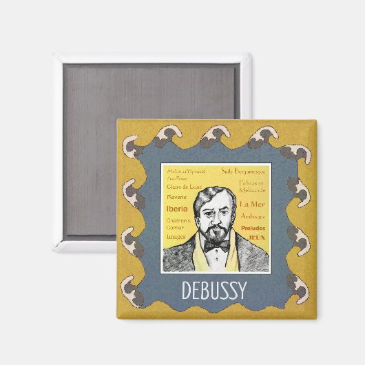 DEBUSSY MAGNET (Vorderseite/Rückseite)