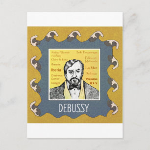 DEBUSSY POSTKARTE
