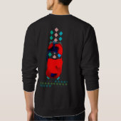 Debüt - "Logo Geometrica" von Archer Sweatshirt (Rückseite)