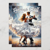 Debutante Ball Cotillion Ballroom tanzen Einladung (Vorne/Hinten)