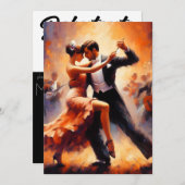 Debutante Ball Cotillion Ballroom tanzen Einladung (Vorne/Hinten)