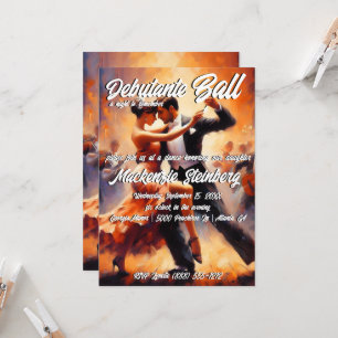 Debutante Ball Cotillion Ballroom tanzen Einladung