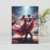 Debutante Ball Cotillion Ballroom tanzen Einladung (Stehend Vorderseite)