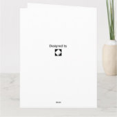 Debutante Gratulation Karte (Rückseite)