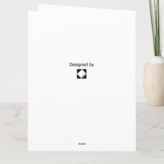 Debutante Gratulation Karte (Rückseite)