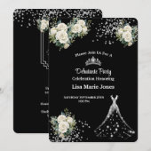 Debutante-Party Einladung (Vorne/Hinten)