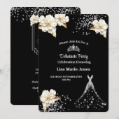 Debutante-Party Einladung (Vorne/Hinten)