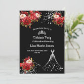 Debutante-Party Einladung (Stehend Vorderseite)