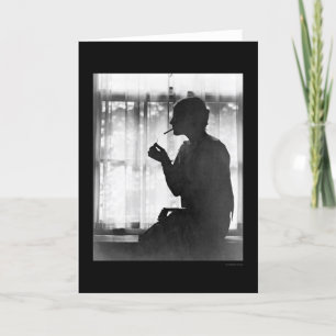 Debütantin, Ester Cochran, 1924 rauchend Karte