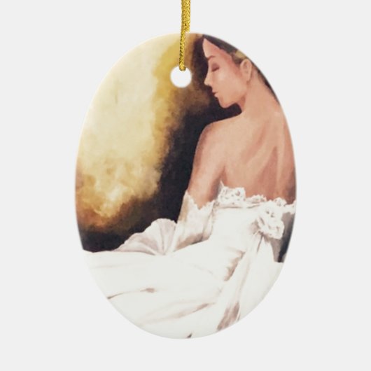 Debütantin Keramik Ornament (Vorne)