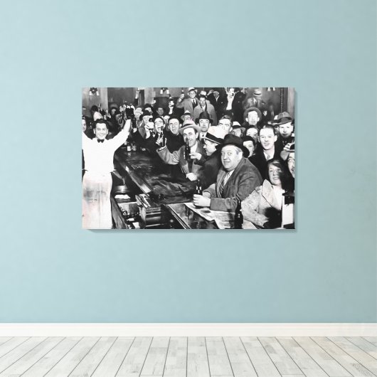 DEC 5, 1933 ENDET DAS VERBOT PAINTERLY. LEINWANDDRUCK (Insitu (Holzboden))