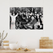 DEC 5, 1933 ENDET DAS VERBOT PAINTERLY. POSTER (Küche)