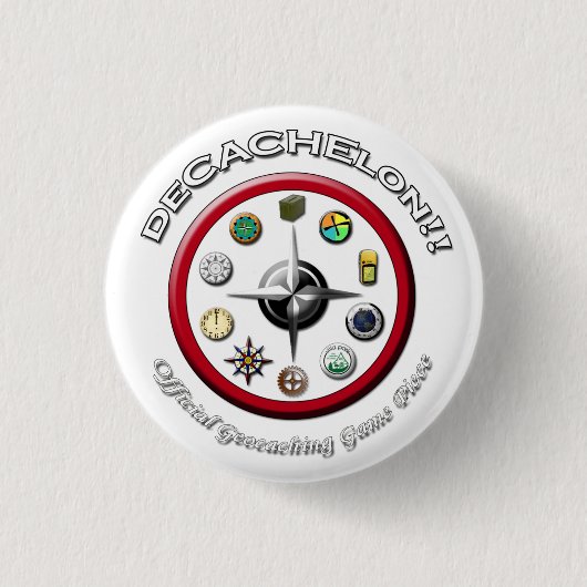 Decachelon Logo - kleiner Knopf Button (Vorderseite)