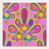 Decadent Guilded Retro Watercolor Ploomf bei Sonne Tapete (Vorderseite)