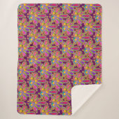 Decadent Guilded Retro Watercolor Ploomf Sherpadecke (Vorderseite)