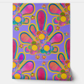 Decadent Guilded Retro Watercolor Ploomf Twilight Tapete (Abrollen)