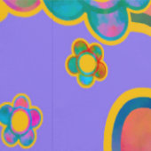 Decadent Guilded Retro Watercolor Ploomf Twilight Tapete (Naht)