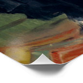 Decadent young woman. After the dance Poster (Ecke)