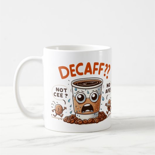 Decaf Dilemma Kaffeetasse (Links)