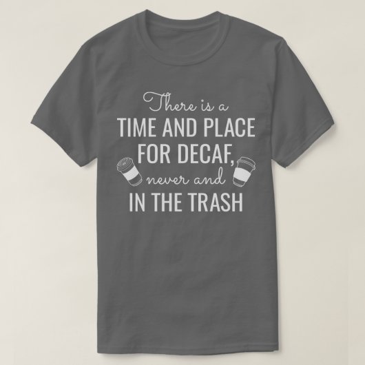 Decaf-Kaffee 2 T-Shirt (Design vorne)