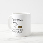 Decaf-Kaffee Kaffeetasse (Vorderseite Links)