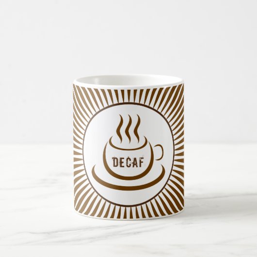Decaf-Kaffee Kaffeetasse (Mittel)