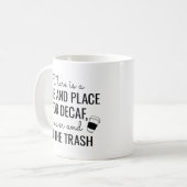 Decaf-Kaffee Kaffeetasse (Vorderseite Links)