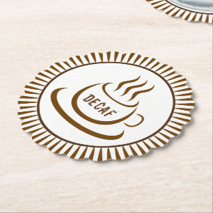 Decaf-Kaffee Untersetzer