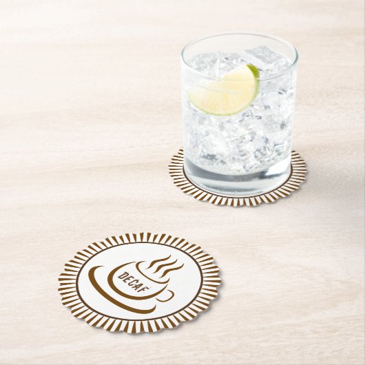 Decaf-Kaffee Untersetzer (Vor Ort)