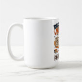 Decaf Papa Nie Chaos Level Experte Große Papa Tass Kaffeetasse (Links)