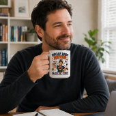 Decaf Papa Nie Chaos Level Experte Große Papa Tass Kaffeetasse