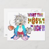 DECAF? POSTKARTE (Vorne/Hinten)